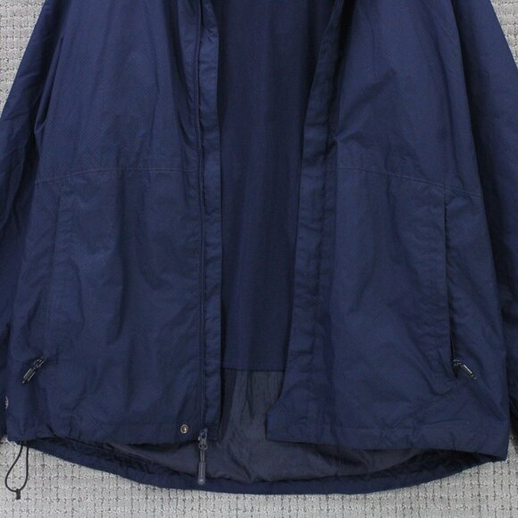 Stormtech Showerproof Jacket Mens XL Navy Blue Full Zip Outdoor Hooded Hiking - Picture 4 of 9